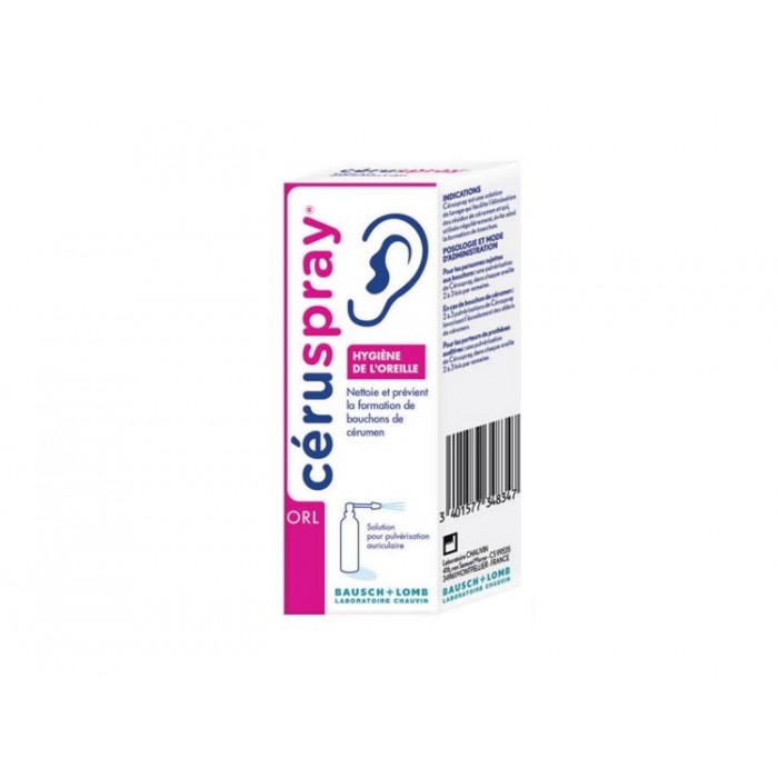 Ceruspray solution auriculaire - Hygiène de l'oreille - Pharmacie des  Drakkars