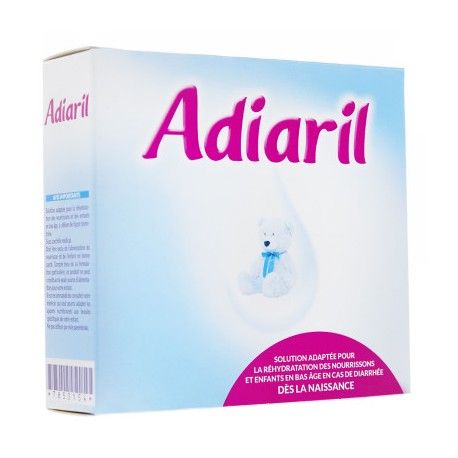 Adiaril Poudre De Rehydratation Des Nourissons Boite De 10 Sachets