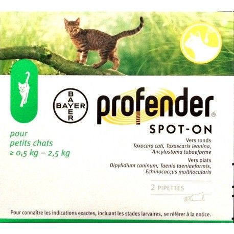 Vermifuge Chat Pipette Profender