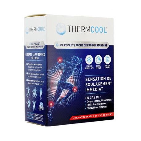 Thermcool Poche De Froid Instantane Boite De 2 Sachets