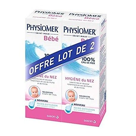 Physiomer Bebe Hygiene Du Nez Lot De 2 Spray De 115 Ml