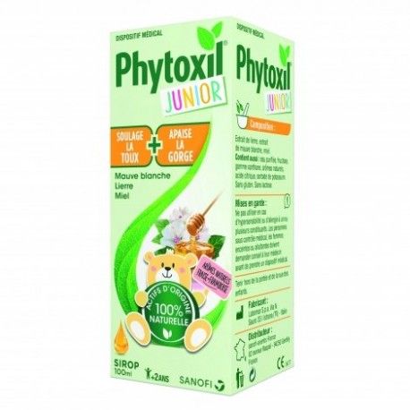 Phytoxil Junior Sirop Enfant 2 Ans Flacon De 100 Ml